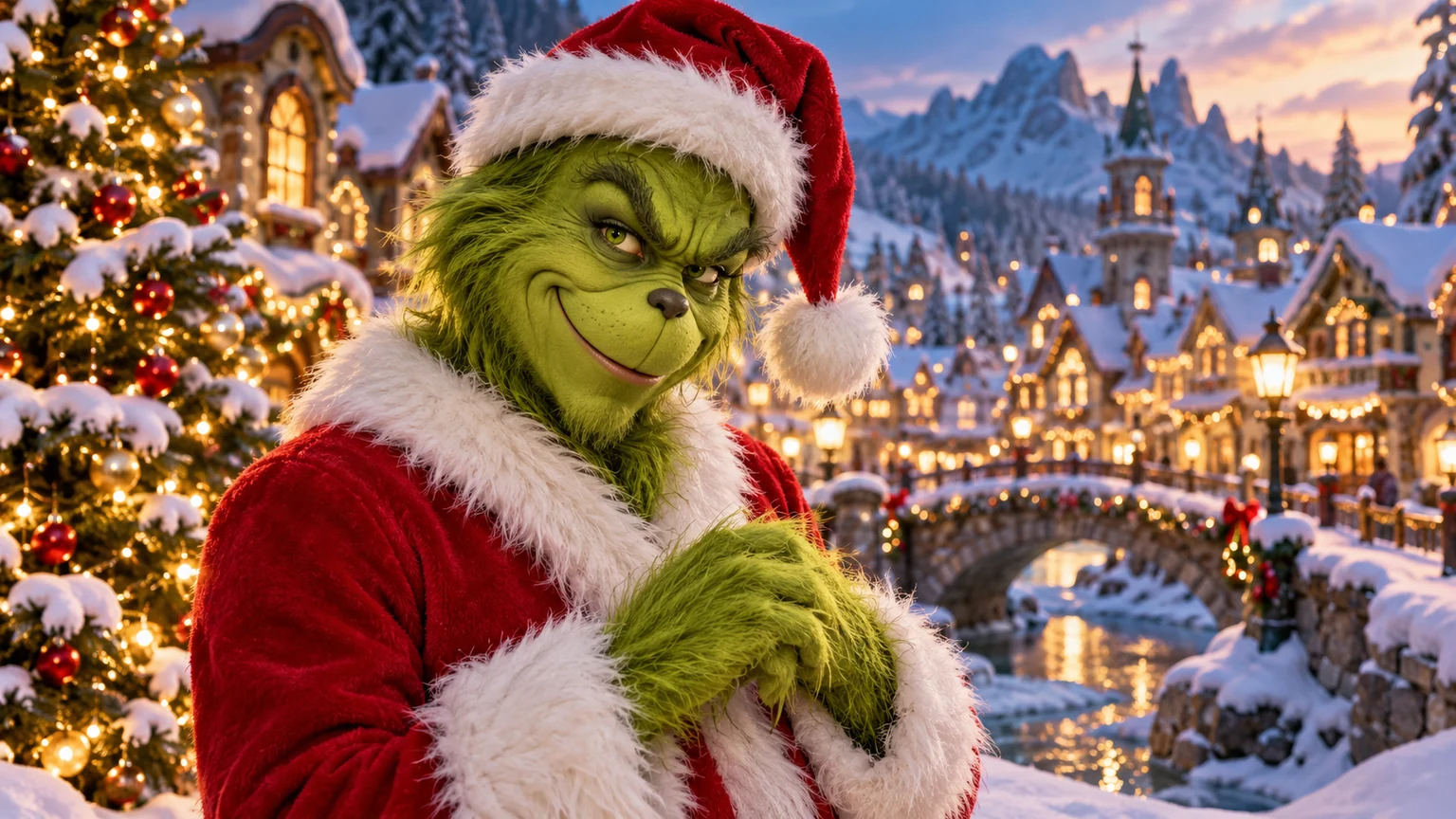 Create Grinch Christmas Portraits